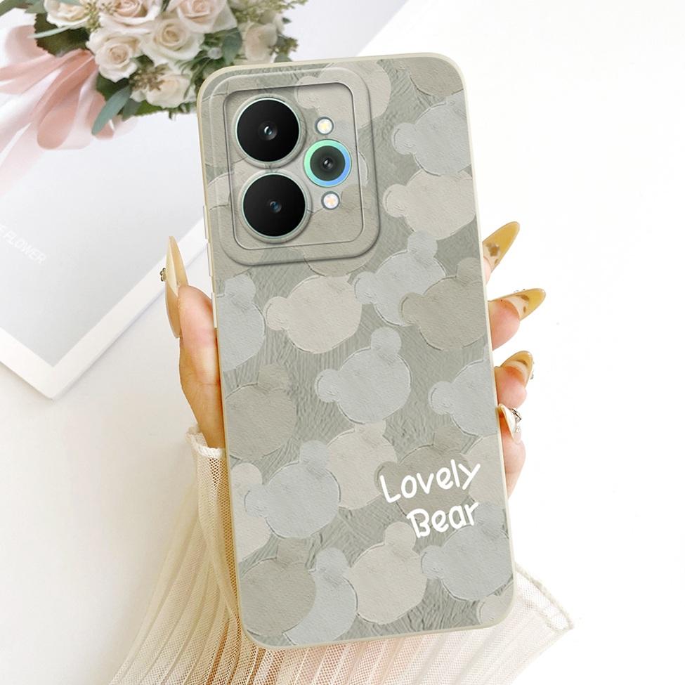 Cover For Realme 15 Pro Casing RMX5101 Silicone Luxury Fashion Flowers Kawaii Cute Painted Shockproof Phone Case
