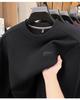 Herren Samtgefüttertes Winter-Sweatshirt - Warm, Langarm, Vielseitig, Einfarbiger Oberteil