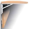 Tanner Large Folding Shelf Brackets, Jumbo 45, Set of 2