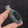 Black Tourmaline Rough Pendant Gemstone Jewelry 925 Sterling Silver Pendant Handmade Pendant Vintage Jewelry Gift For Friend Antique Jewelry