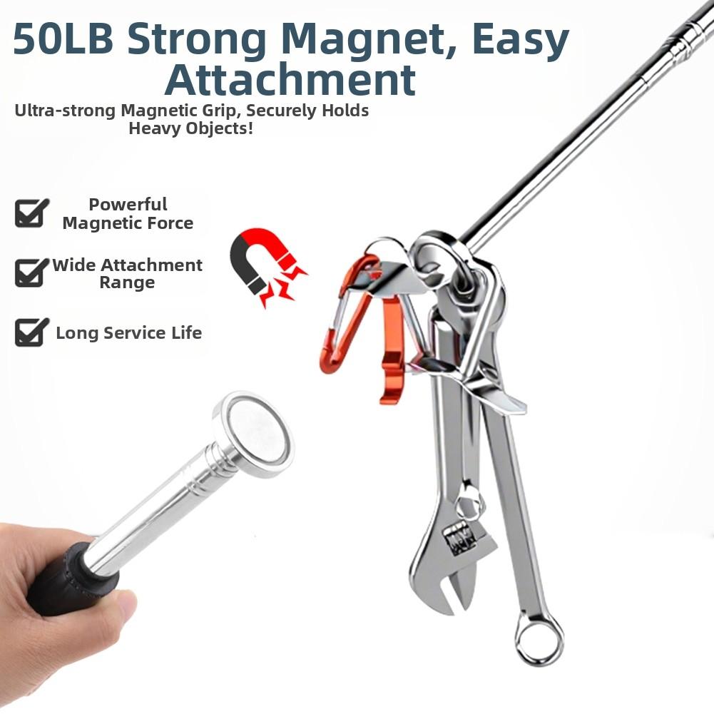 For Home Projects Adjustable Grip Adjustable Reach Magnetic Picker For Home Lifting Capacity Ergonomic Tool Corrosion-proof