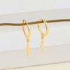 S925 Silver Diamond Stud Earrings For Women Sweet Cute Little Lightning Bolt Personality Creative Fashion Jewelry