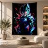 Decorative Tapestry,Vegeta Printed Wall Art, Lightweight Wall Hanging For Bedroom Background