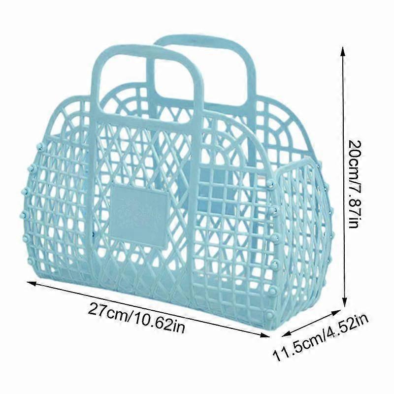 Jelly Tote Bright Jelly Bags Reusable Gift Basket Girls Beach Bag Jelly Purse for Toddler Kids Halloween Bridal Easter Basket