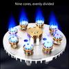 9 Cores Household Stove Accessories Stove Copper Nozzle Gas Stove Plate Fierce Fire Stove Part for Home Kitchens Outdoor