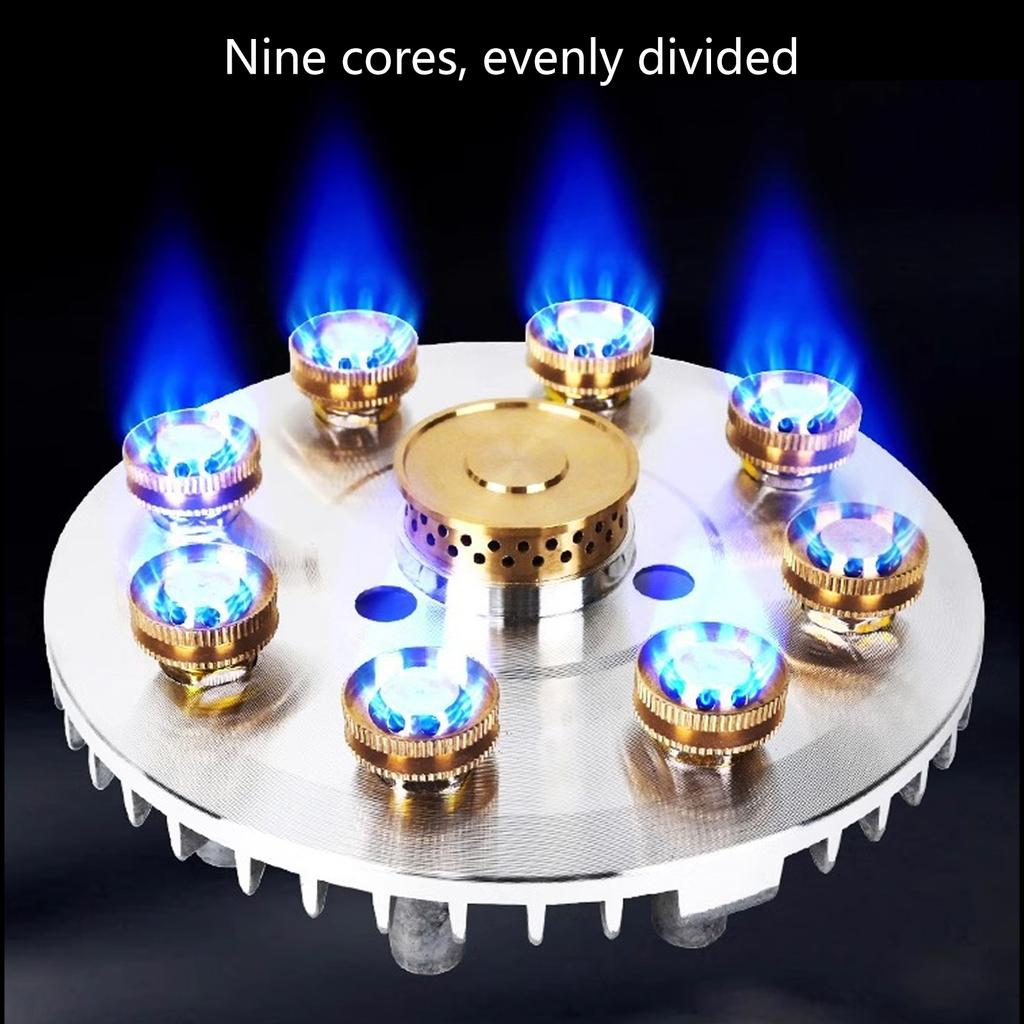 9 Cores Household Stove Accessories Stove Copper Nozzle Gas Stove Plate Fierce Fire Stove Part for Home Kitchens Outdoor