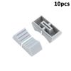 10 Stück 1x8 2x4mm Mixer Elektronische Tastatur Schiebepotentiometer Kunststoffkappe Fader-Kappe Knopf Druckknopf Buchse Druckkappe