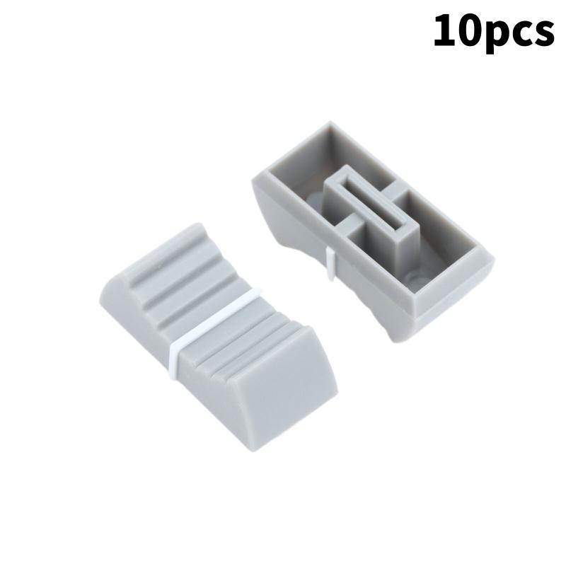 10 Stück 1x8 2x4mm Mixer Elektronische Tastatur Schiebepotentiometer Kunststoffkappe Fader-Kappe Knopf Druckknopf Buchse Druckkappe