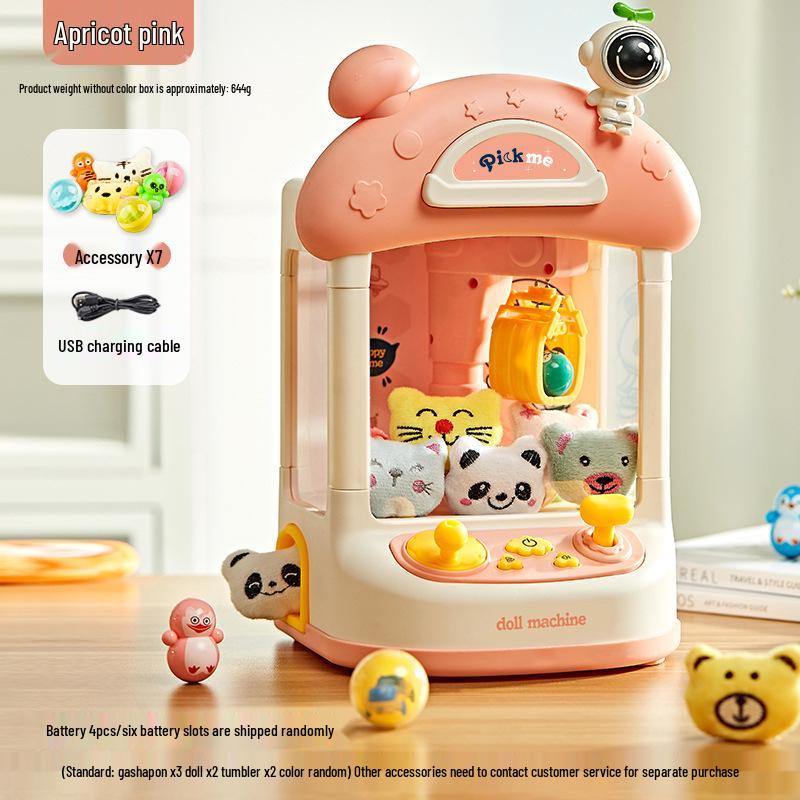 Children s Cartoon Claw Machine - Large Coin-Operated Doll Game for Home Play