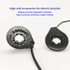 1 styck Elektrisk cykel tillbehör 6/12-magnetisk dubbel Hall-sensor Sm-kontakt Pedalassistanssensor