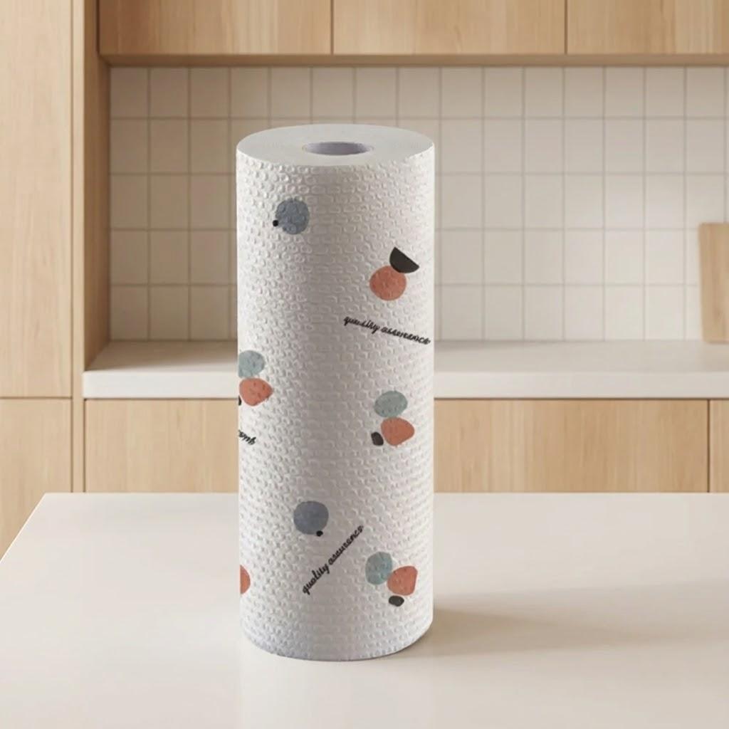 Thickened Disposable Nonwoven Dish Cloth Multifunctional Cleaning Rag for Kitchen Oil Removal Household Cleaning