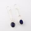 Sodalite Gemstone 925 Sterling Silver Jewelry Handmade Earrings 1.76" For Women EE-171-27