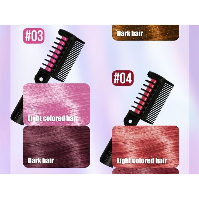 MLSMILE - Peigne Colorant pour Cheveux - 12 Couleurs