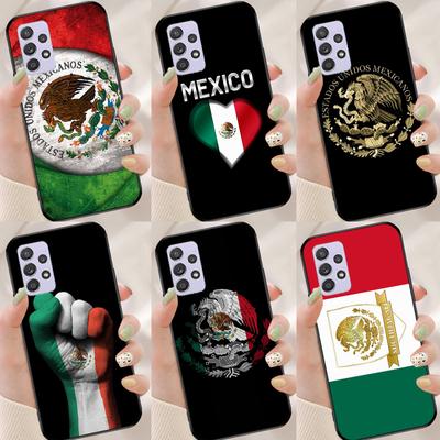 Mexico Flag Phone Case For Samsung Galaxy A52 A12 A32 A42 A72 A52S A21S A20e A11 A31 A51 A71 A50 A70