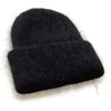 OTHER-worldly Ribbon Chain Angora Beanie [Black]