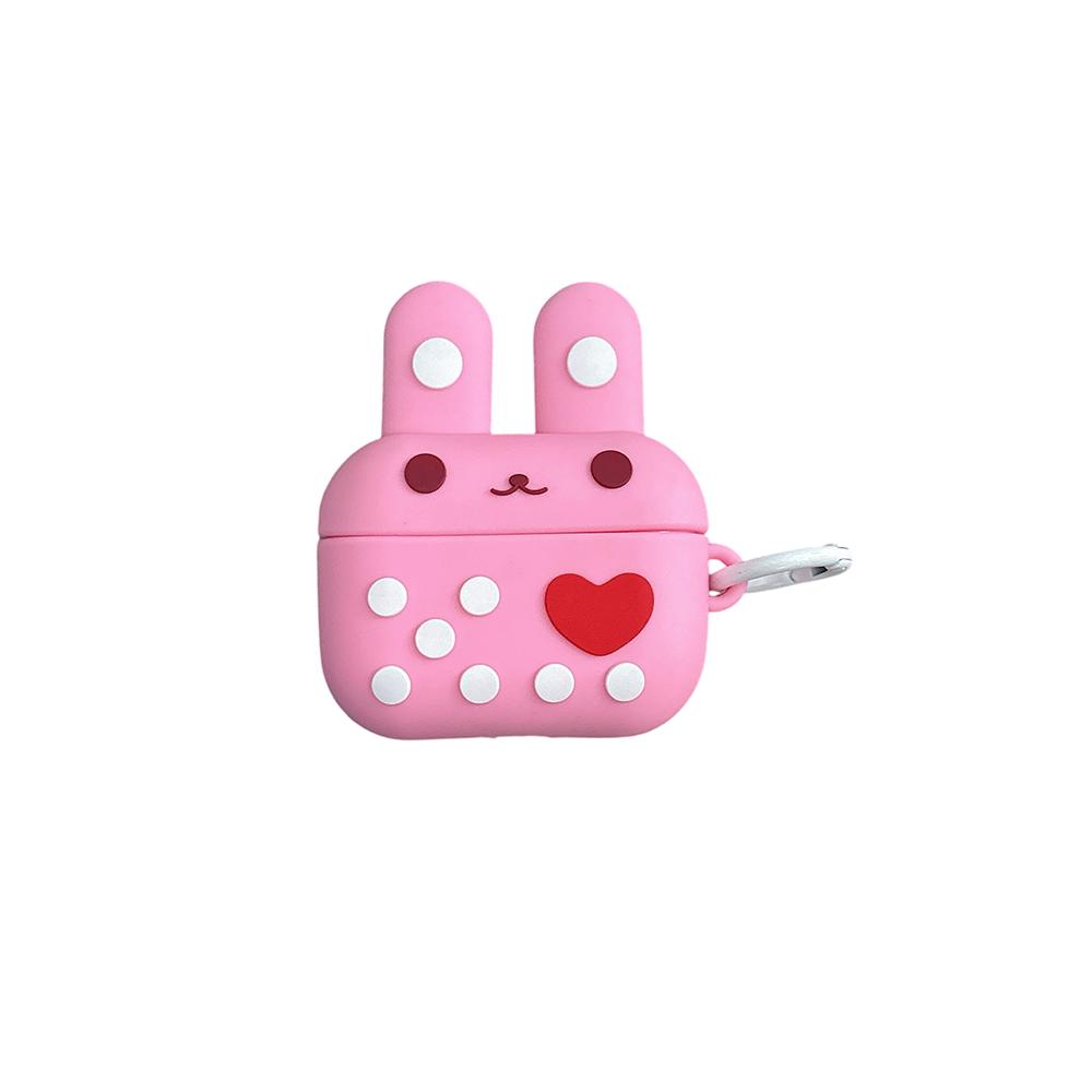 Kawaii Cartoon Rabbit Bluetooth Wireless Earphone Case for Apple AirPods 3 4 Pro 2 Soft Silicone Cover