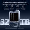 Industrial 4 Slot M.2 NVMe Enclosure Box Cooling Case And Hot Swappable Tray For 2280 Solid Disks