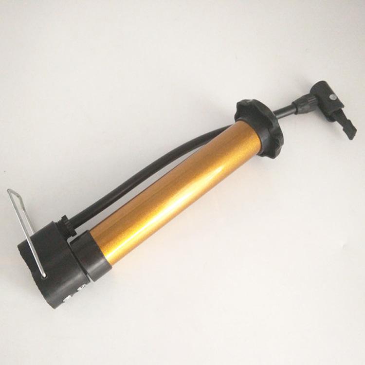 Portable Mini Foot Pedal Bike Pump with Ball Needle & Net Bag