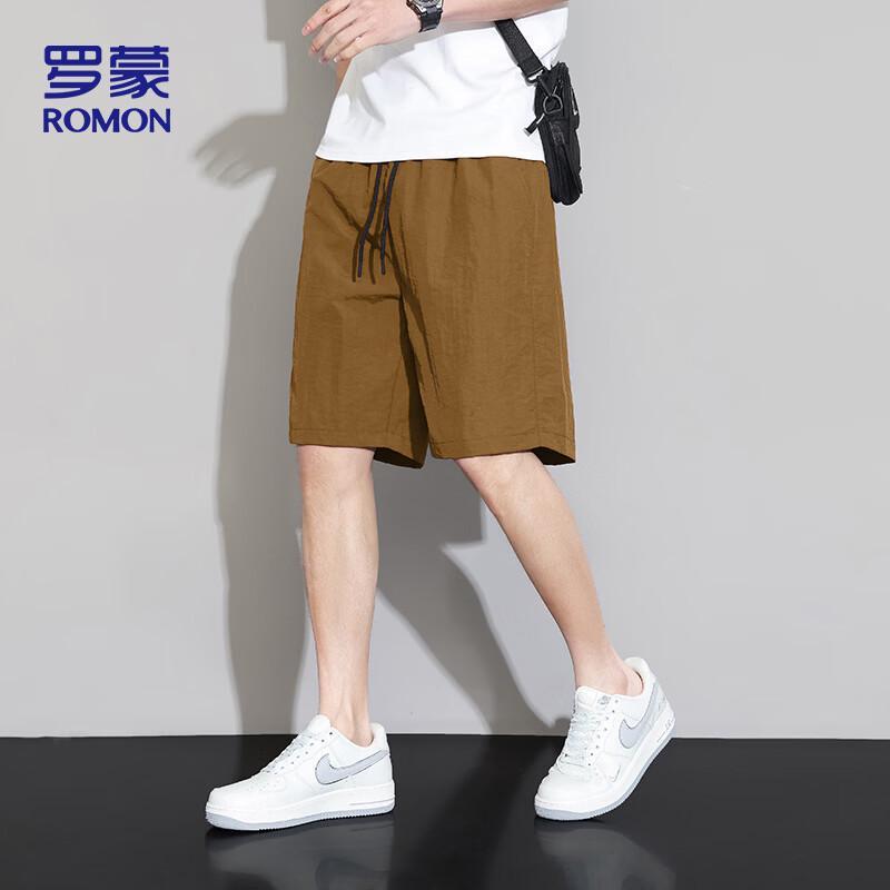 ROMON Men's Casual Drawstring Shorts ZH682
