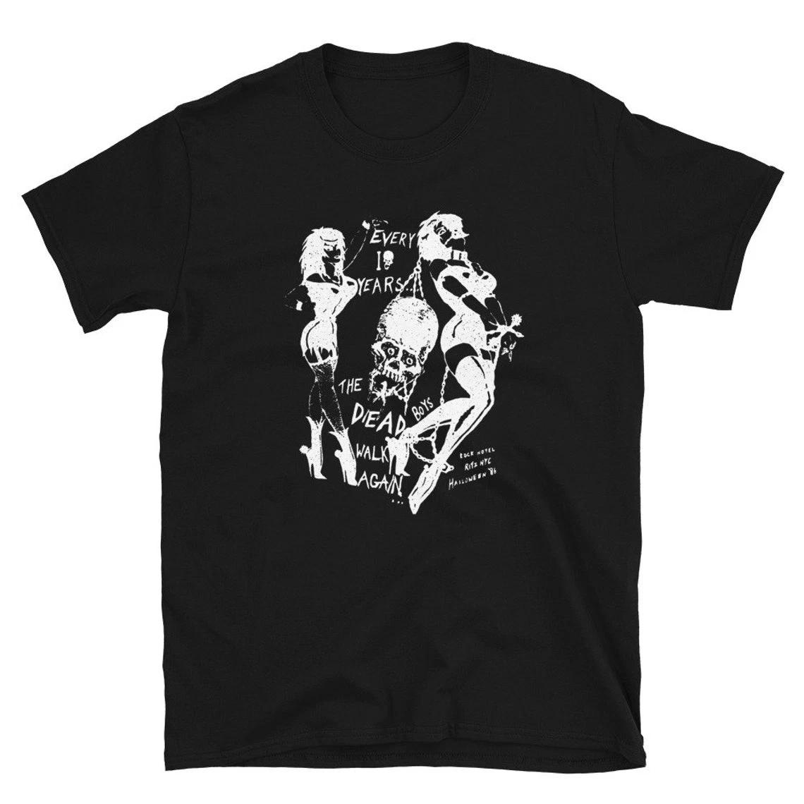 The Dead Boys 86 Flyer T-Shirt, Stiv Bators, Ramones, Lords of the , Unisex tee L