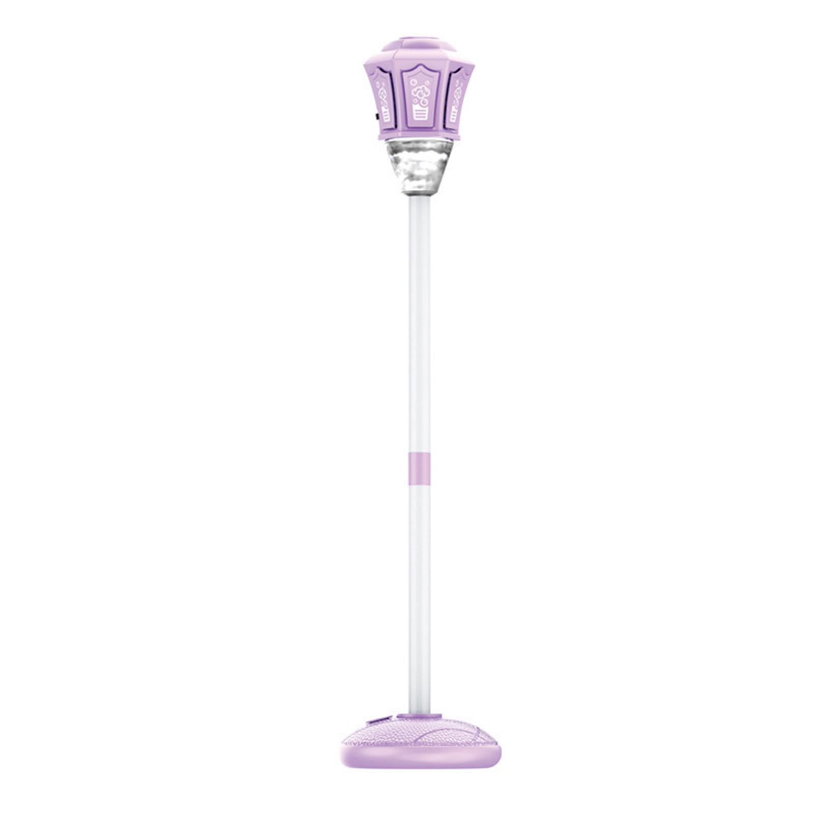 

Outdoor Bubble Machine Lamp Post Shape Automatic Bubble Blower Rechargeable Electric Bubble Toy for Camping Party Wedding with 50ml Solution One Size фіолетовий