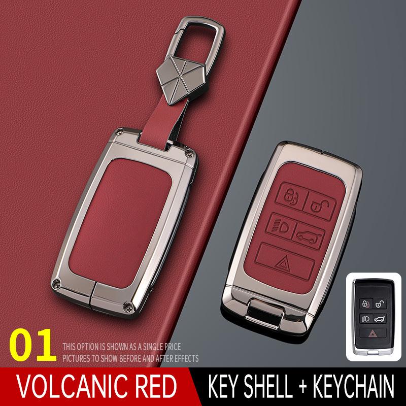 Compatible Key Case for Land Rover Range Rover: Evoque, Velar, Discovery 5, Sport, Defender - High-End Shell