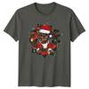 Chihuahua Dog Christmas Wreath Holiday Unisexs TShirt Unisexs Tee Graphic Top