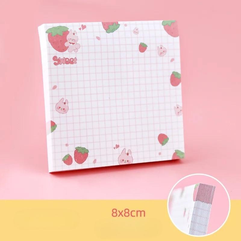 80 arkuszy w opakowaniu Owocowe karteczki samoprzylepne Lista rzeczy do zrobienia Dziennik zapisków Dekoracyjne memo Praktyczne artykuły papiernicze Naklejka Karteczka samoprzylepna