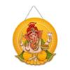 Decorative Design Wooden Wall Hanging For Home Décor, Office, Yellow Color
