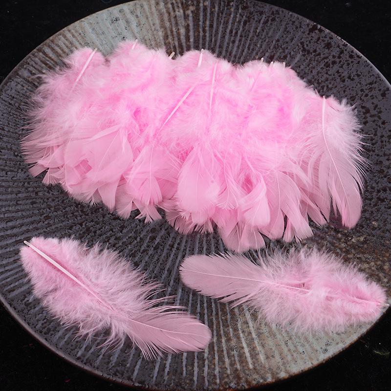 Mixed Color Chicken & Peacock Feathers for DIY Ornaments, Handicrafts, and Handmade Clothing Accessories.