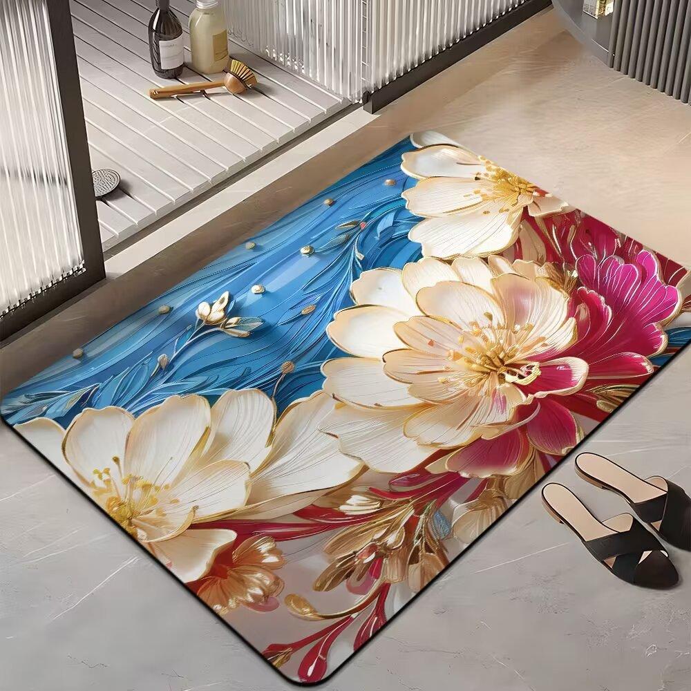 Bathroom Quick-drying Door Mat Diatom Mud Absorbent Floor Mat Toilet Toilet Entry Door Non-slip Mat Diatomaceous Earth Foot Mat