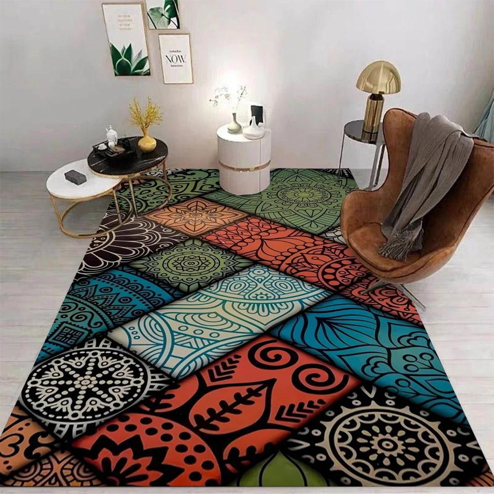 

Simple Carpet Cartoon Living Room Bedroom Kitchen Sofa Table Balcony Rug Non-slip Washable Mat Exquisite Home Ornaments 60*90cm