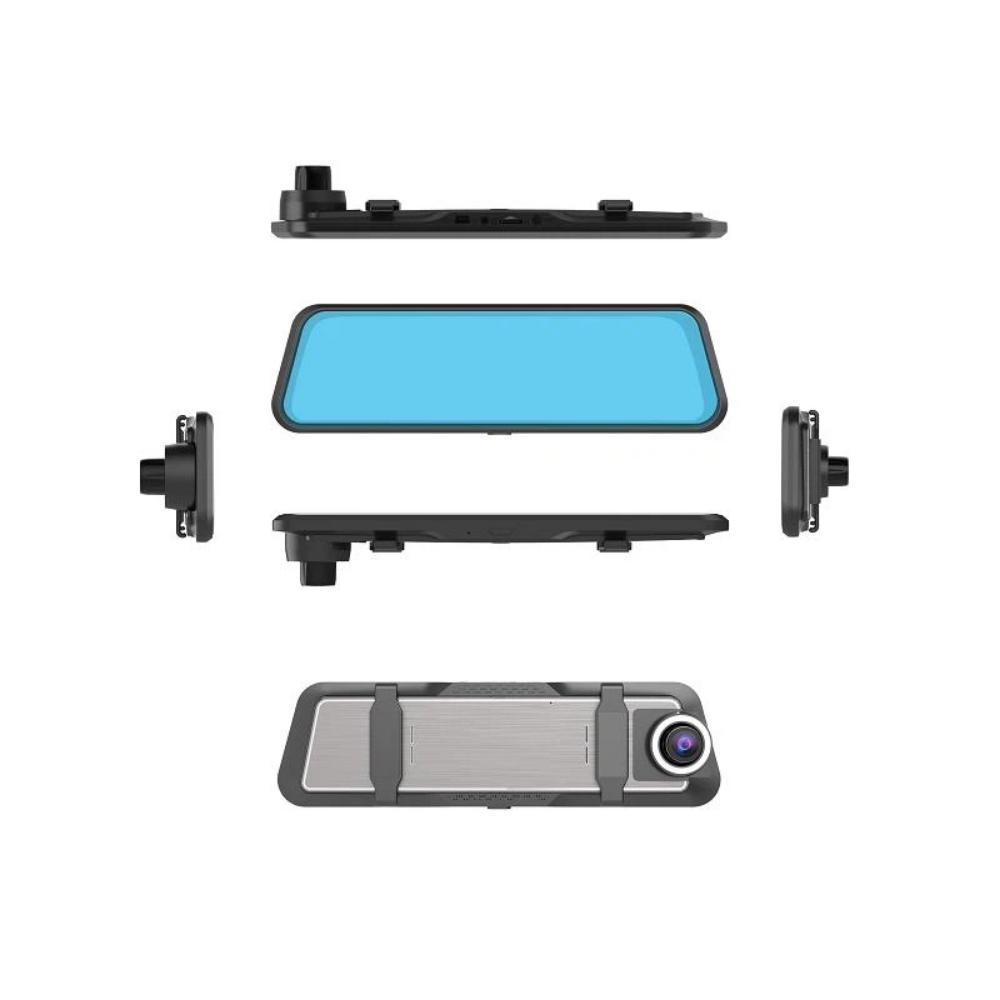 9,66palcová streamovací palubní kamera, tříobjektivová WiFi HD palubní kamera do auta, dotyková palubní kamera se zpětnou kamerou