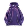 Trendy Brand Color-blocked Hooded Jackets for Men and Women, Japanese Street Niche Design, Loose BF Style Casual Jackets for Couples