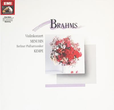 LP Record JOHANNES BRAHMS , YEHUDI MENUHIN ,  - Violinkonzert D-Dur, Op. 77 7693981 His Master's Vo 1988 Germany Classical Used