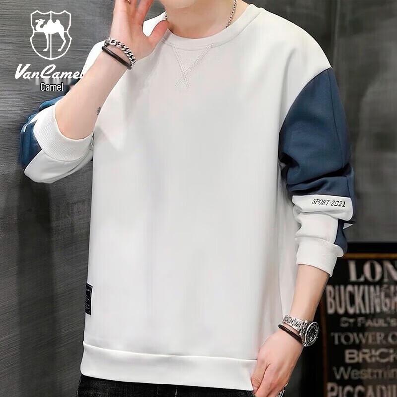 VANCAMEL Men s Long Sleeve Round Neck T-Shirt 2XL