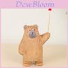 Wooden Craft Bear Holding Balloon Home Decor Gift For Kids And Friends