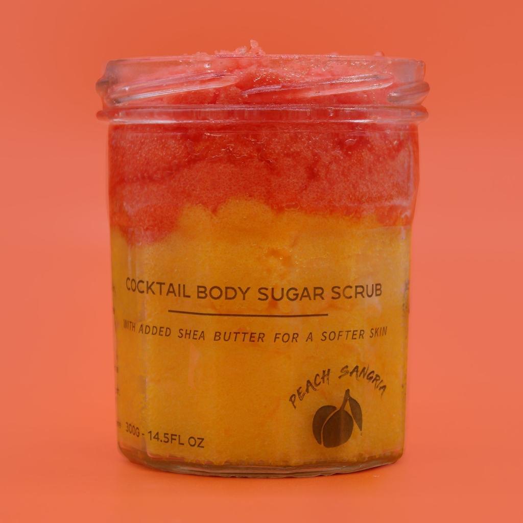 Sockerskrubb för kroppen Peach Sangria 300g