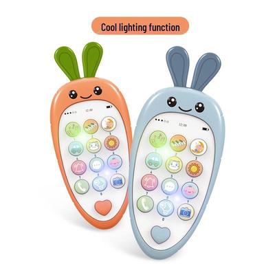 Cross-Border Exclusive Kids' Early Education Radish Music Phone Toy - Cartoon Learning Device for Boys and Girls
