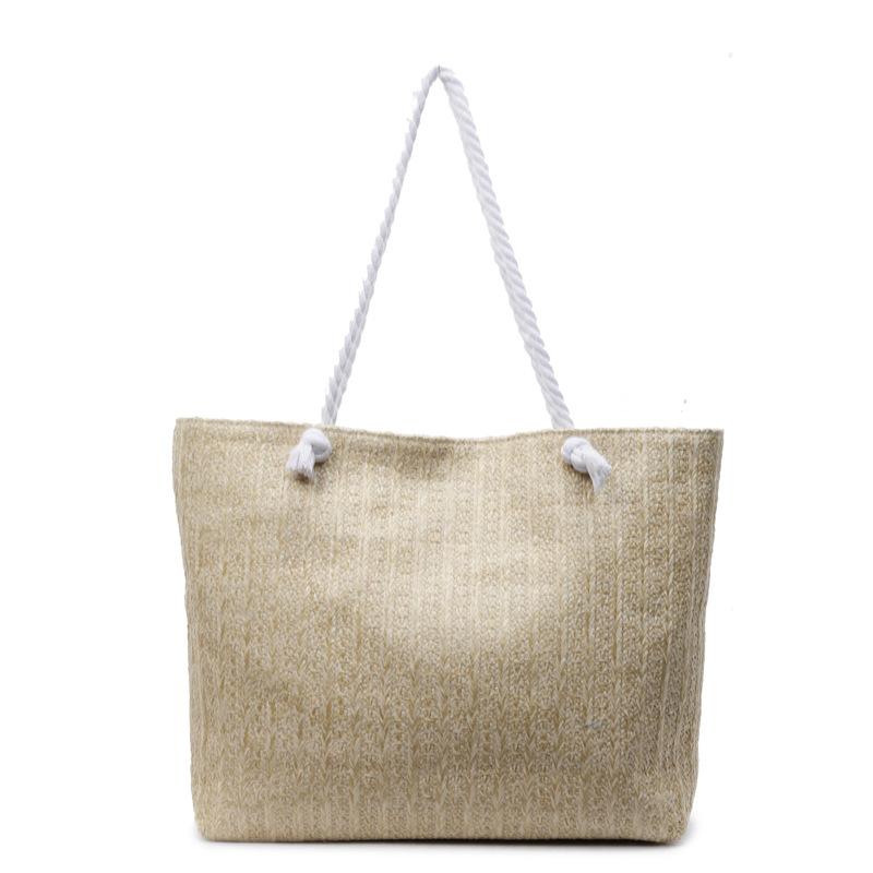 2025 new trendy fashion straw bag large capacity shoulder tote bag small fresh underarm handbag women