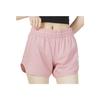 Puma Solid Color Logo Print Straight Leg Sports Shorts Women bottoms Pink 671773-80