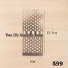 Stainless Steel Anti-Stick Diamond Painting Grid & Dotting Ruler Tool