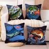 Popular Fishing B_Berkleys Cushion Cover Soft Plush Fabric Double-Sided Printed Sofa Cushion Cover for All Seasons Home Decor