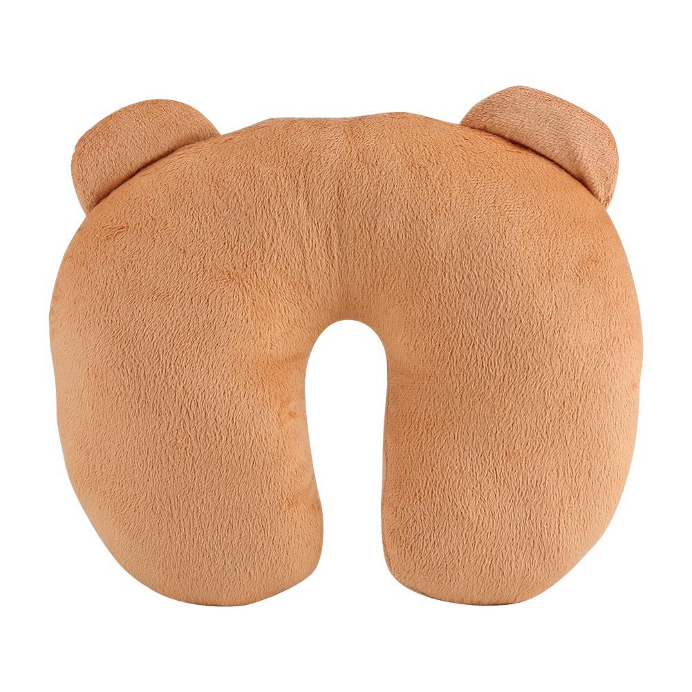 Animal Travel Neck PP Cotton Pillow Soft U Shaped Car Head Rest Toy Cushion Tiger