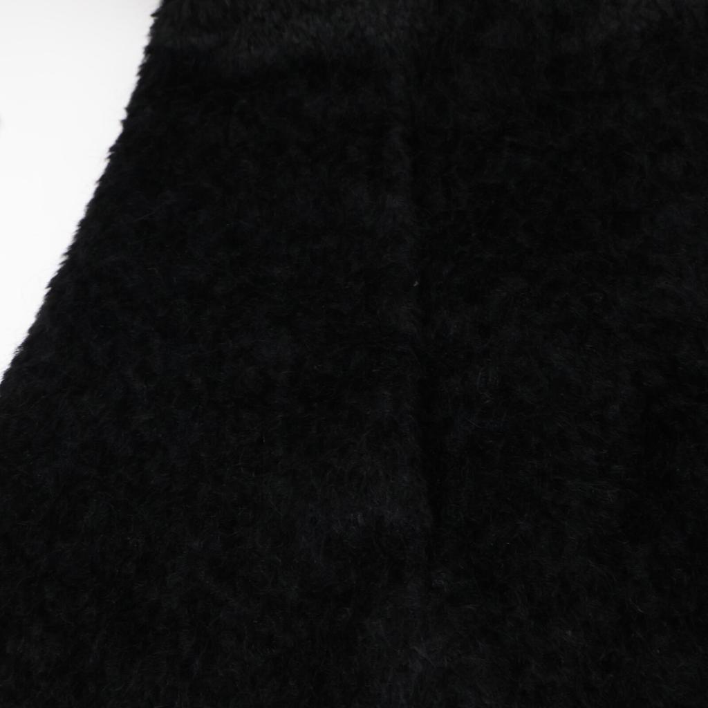 Max Mara 60161979 Black Alpaca Blend Wool Sleek Belted Coat coat 38 blackUsed