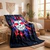 RB Leipzig Football Print Flannel Blanket Soft Warm Sofa Bed Throw Blanket For Home Office Bedroom