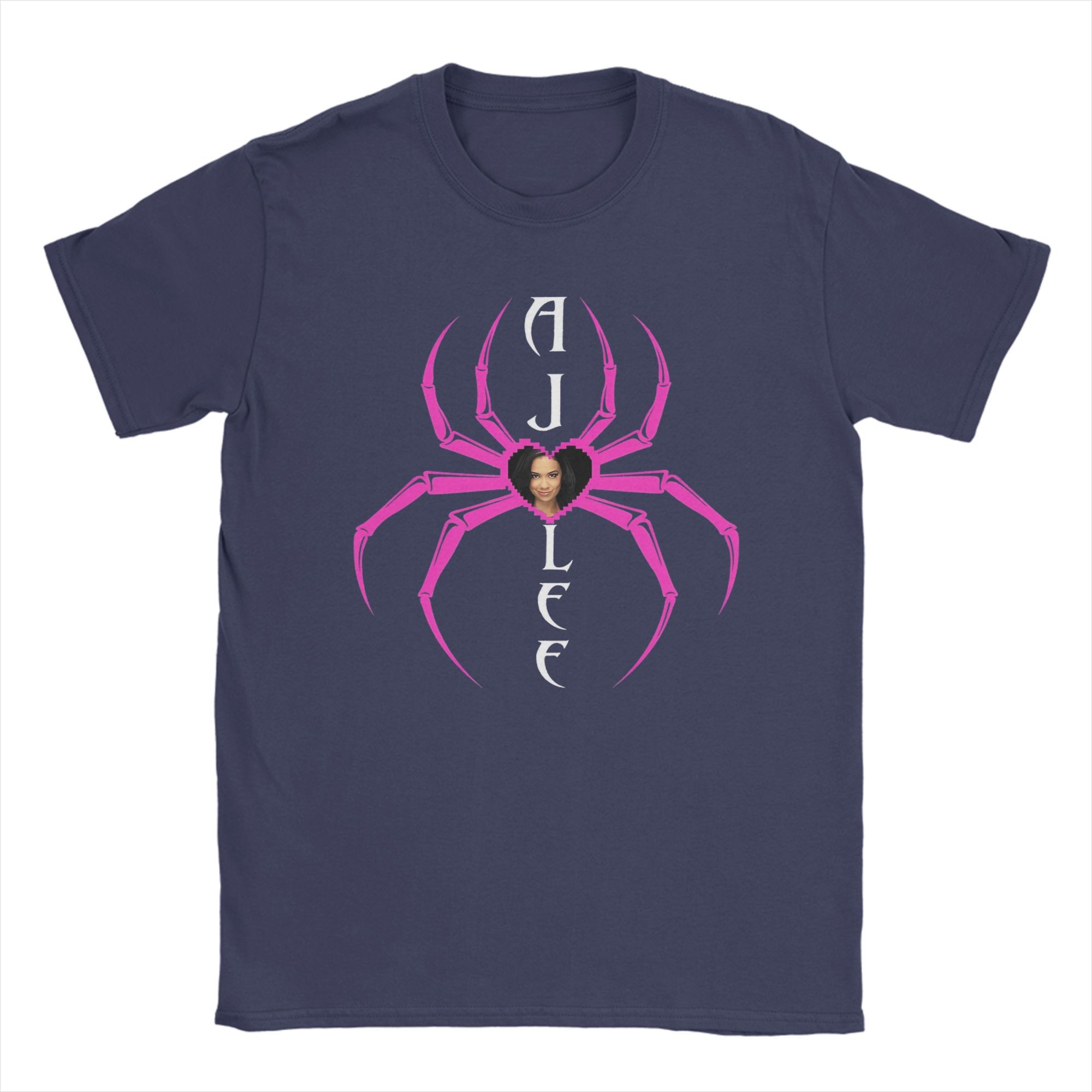 

Men s AJ Lee Spider Web T Shirts Pure Cotton Clothes Novelty Short Sleeve Round Neck Tee Shirt Graphic Printed T-Shirts 4XL