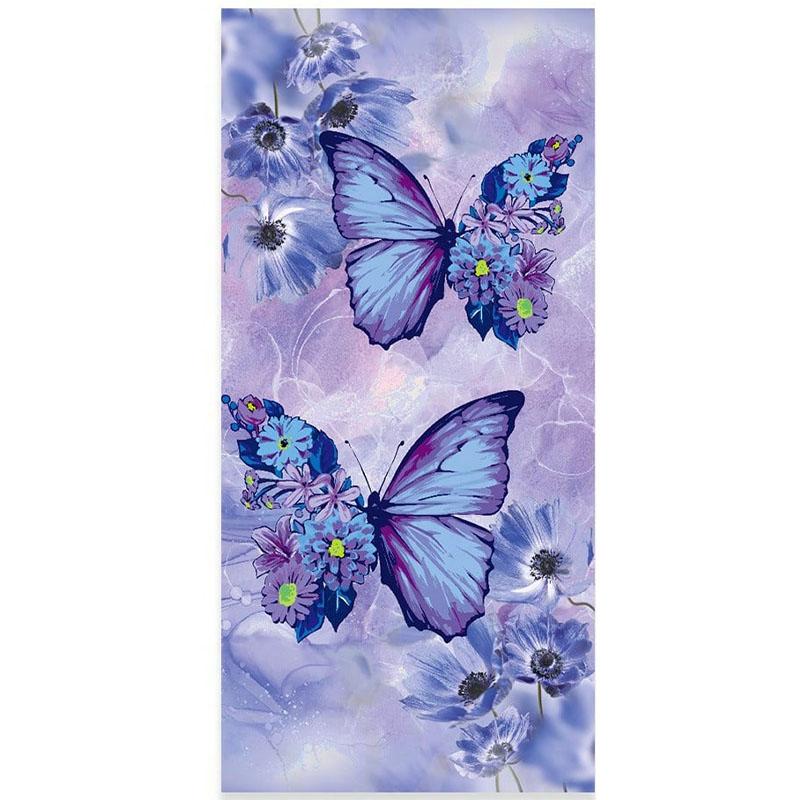 

Butterfly Pattern Printed Beach Towel, Anti Sand Super Absorbent Quick Drying Towel W30*H60(CM)