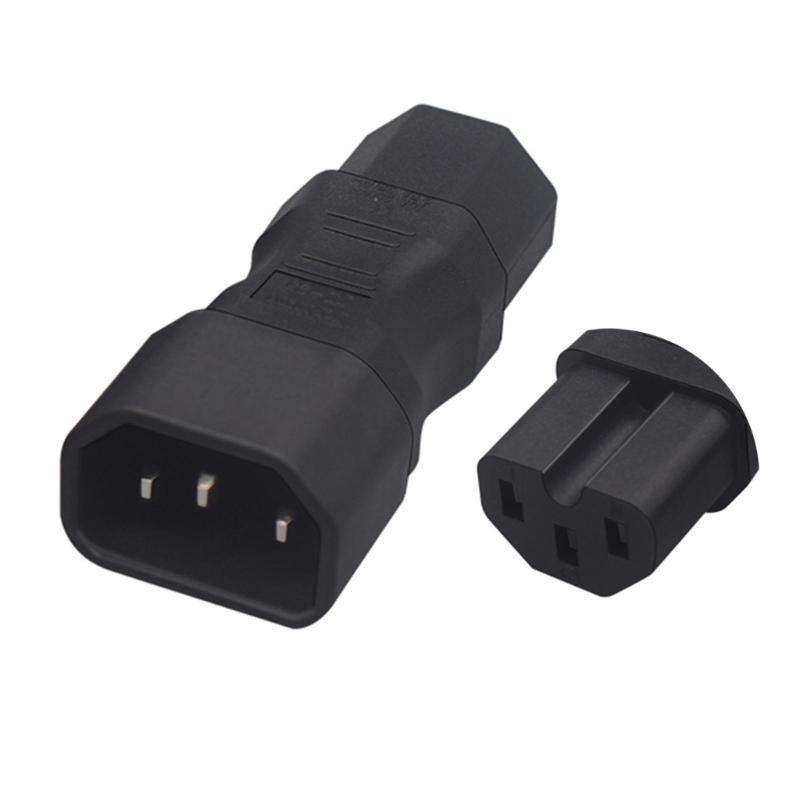 

Portable Male to Female C14 to C13 Adapter C14 to C15/C14 to C5/C14 to C7 Power Cable Adapter Transfer Plugs ABS-made 1