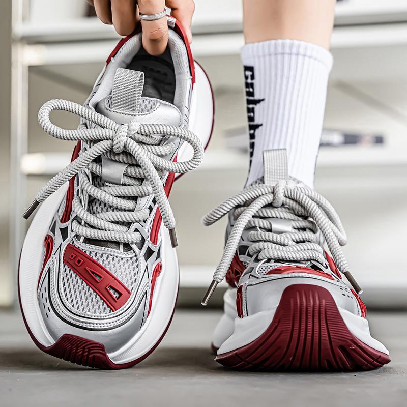 New Fashion Mens Casual Sneakers Breathable Chunky Shoes Men Designer Trainer Comfortable Platform Sneakers Streetwear Shoes Men
